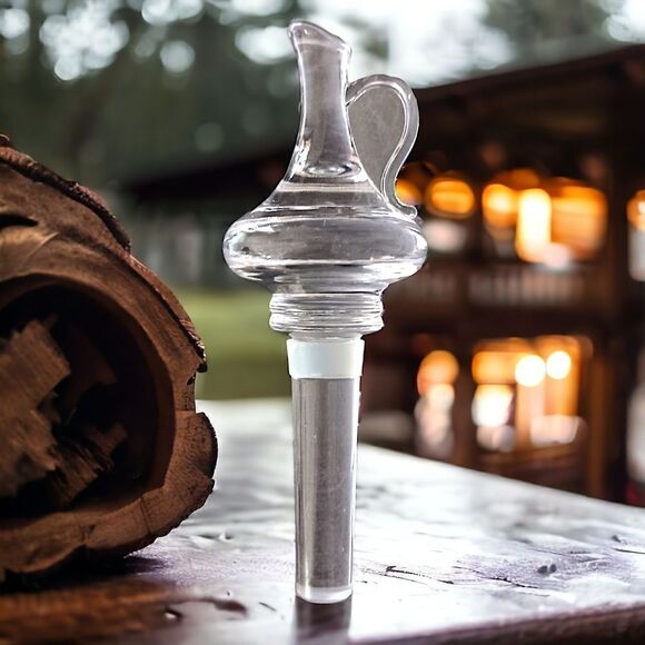 MIKASA Porto Crystal Bottle Stopper Cork Plug Wine Jug Shaped Classic Elegant - Picture 7 of 9